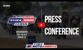 Video: Stock 1000 Race Two Press Conference From Brainerd International Raceway